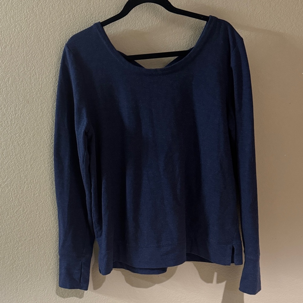 Old Navy Blue Women's Sweatshirt Top